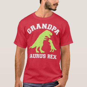 T-shirt Grandpasaurus rex dinosaur for grandpa