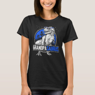 T-shirt Grandpasaurus Rex Dinosaur Grandpa Saurus Famille 