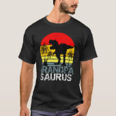 T-shirt Grandpasaurus T Rex Dinosaur (Devant)