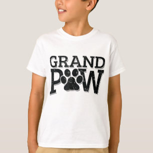 T-shirt Grandpaw Chien Grand Paw Cadeaux Hommes Papa Faune
