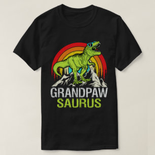 T-shirt Grandpawsaurus Dinosaur Grandpa Saurus Fête des pè