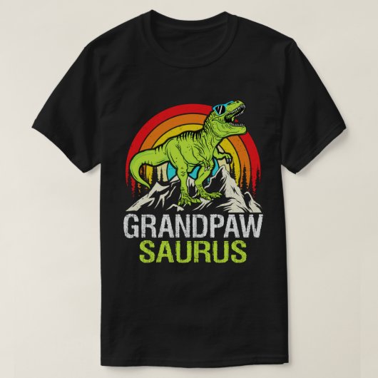 T-shirt Grandpawsaurus Dinosaur Grandpa Saurus Fête des pè (Design devant)