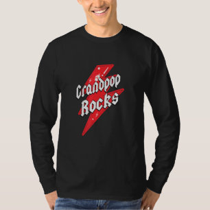 T-shirt Grandpop Rocks Fête des pères Grandkids Love Grand