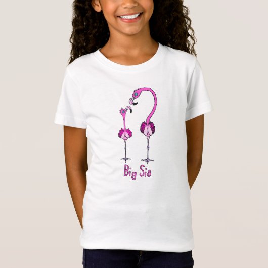 T-Shirt Grands Flamants roses de SIS (Devant)