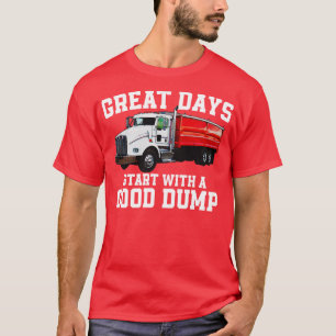 T-shirt Grands Jours Commencez Par Bon Dépouille Drôle Gar