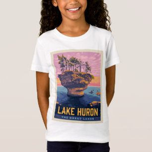 T-Shirt Grands Lacs Lac Huron