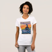 T-shirt Grands Lacs | Lac Michigan (Devant entier)