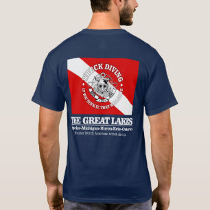 T-shirt Grands Lacs (plongée en épaves)