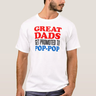 T-shirt Grands Pads Promu À Pop-Pop