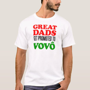 T-shirt Grands papas promus à Vovo (grand-papa portugais)