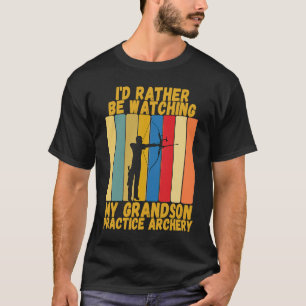 T-shirt Grands-parents Vintage Préfèrent Regarder Petit-fi