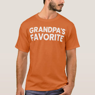 T-shirt Grands-pères drôles Grand-parent préféré Petit-enf