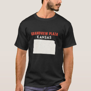 T-shirt Grandview Plaza Kansas USA State America Travel Ka