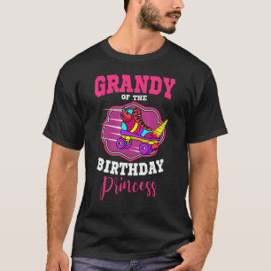 T-shirt Grandy De L'Anniversaire Princess Roller Skates Sk