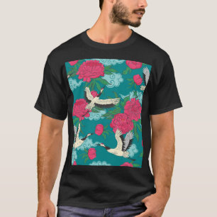 T-shirt Granes Peonies : Graphiques floraux Vintages