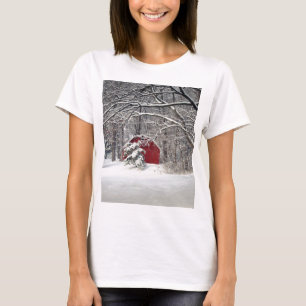 T-shirt Grange rouge dans la neige 2011