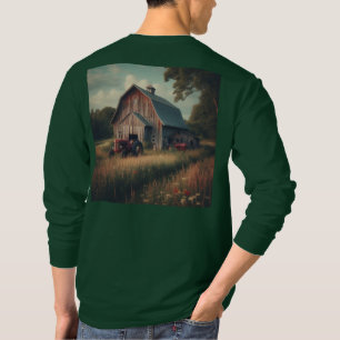 T-shirt Grange rustique vintage et vieux tracteurs