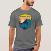 T-shirt Granit Peak Montana Sunrise (Devant)