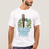 T-shirt Granite Gorge new Hampshire ski (Devant)