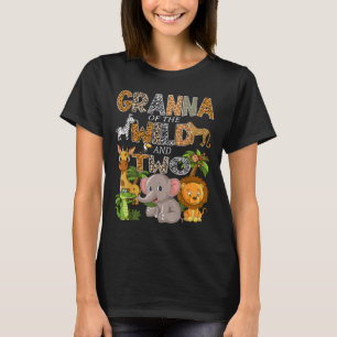T-shirt Granna Of The Wild Et Deux Zoo Safari La Naissance
