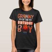 T-shirt Granny Of The Birthday Boy Basketball Lover Matchi (Devant)