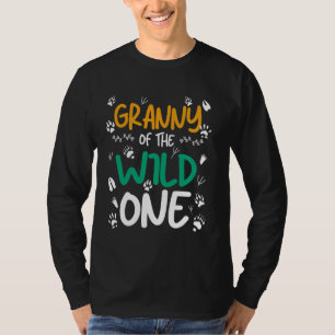 T-shirt Granny of the Wild One Zoo Safari Animal Anniversa
