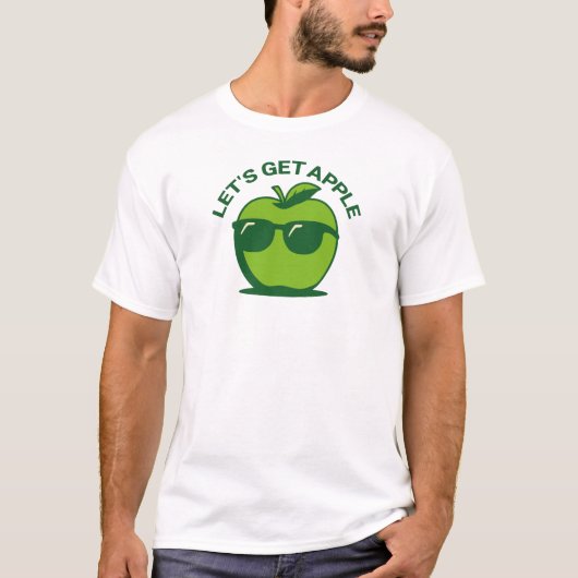T-shirt Granny Smith - Funny Apple (Devant)