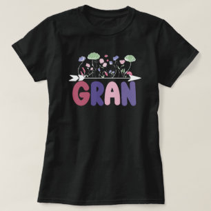 T-shirt Gran's Fleur sauvage Garden : Gran Vibrant