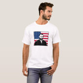 T-shirt Grant et drapeau américain (Devant entier)