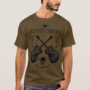 T-shirt Grant Green Guitare acoustique Logo Vintage