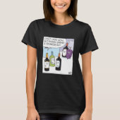 T-shirt Grape and wine dating  (Devant)