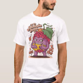 T-shirt Grape Galore : Caractère Dessin Avec Jabuticaba (Devant)