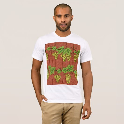 T-shirt Grapevine verte (Devant entier)