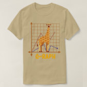 T-shirt GRaph Funny Giraffe Art Beau Animal Hommes Femmes (Design devant)