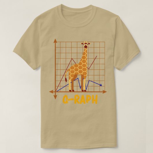 T-shirt GRaph Funny Giraffe Art Beau Animal Hommes Femmes  (Design devant)