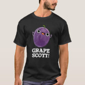 T-shirt Graphe Scott Funny Fruit Graphe Pun Dark BG (Devant)