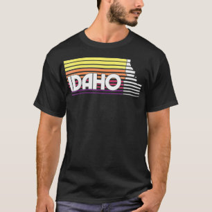 T-shirt Graphi Idaho Retro Style Vintage classique
