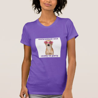 T-shirt Graphic Dog Print - Déleashed et prêt