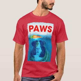 T-shirt Graphic Guinea Pig Design PAWS Vintage Carrots Art
