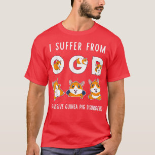 T-shirt Graphic I Suffer From OGD Vintage Styles Guinea Pi
