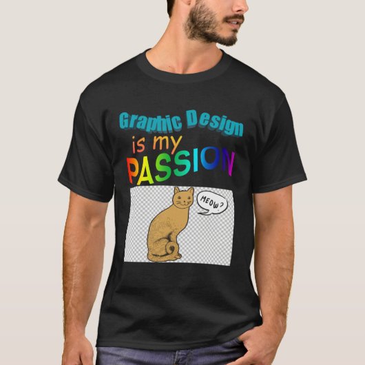 T-shirt Graphic Is My Passion Illustrators 1 (Devant)