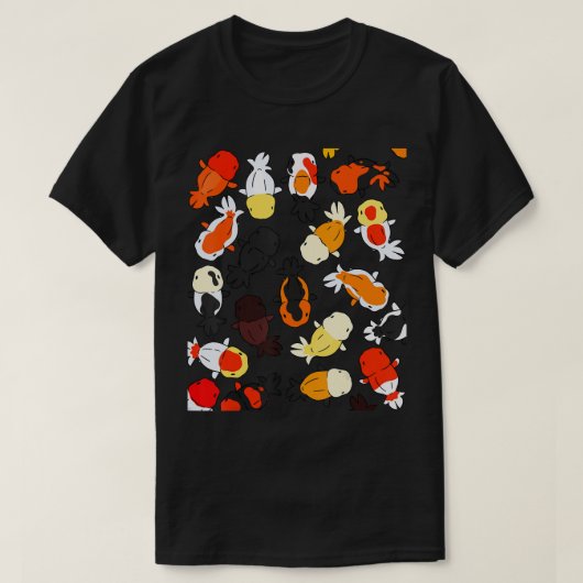 T-shirt Graphic japonais Ranchu Goldfish (Design devant)