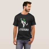 T-shirt Graphic Jitsusaurus Dinosaur And Brazilian Jiu Jit (Devant entier)