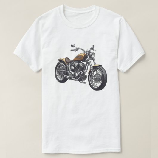 T-shirt Graphic Motorcycle 1 (Design devant)