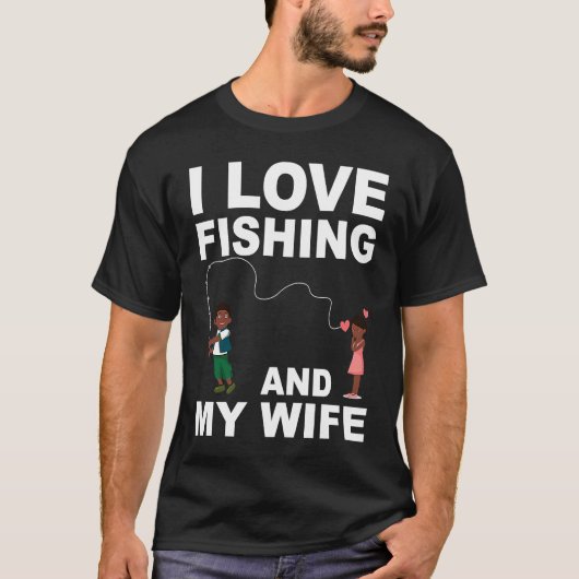 T-shirt Graphic Quote Valentines Day Fishing for Him (Devant)