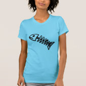 T-shirt graphique à arête de poisson côtier pour f (Devant)