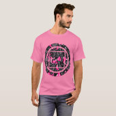 T-shirt graphique à impression de cercle géométriq (Devant entier)
