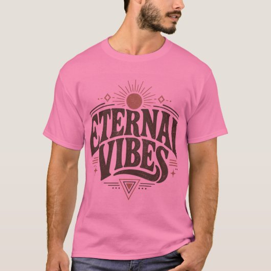 T-Shirt Graphique à l'Esthétique Rétro Éternelle - (Devant)