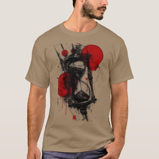 T-shirt graphique à sablier Trash Polka (Devant)