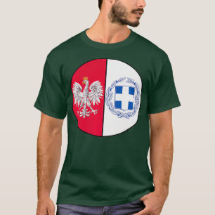 T-shirt Graphique à secteurs à moitié grecque 50 polona